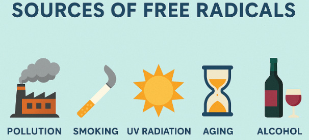 Cause of Free Radicals