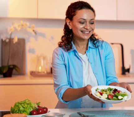 Sedentary Lifestyle - Balanced Diet Plate