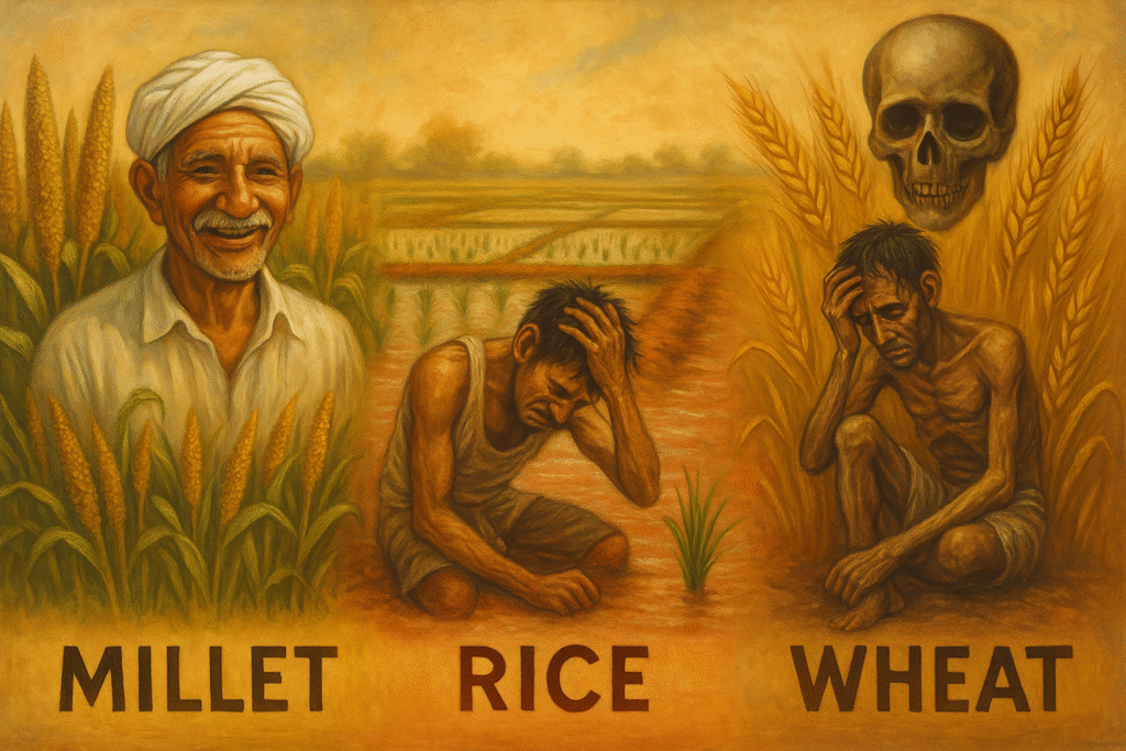 Farmer's Condition - Millet vs Rice vs Wheat